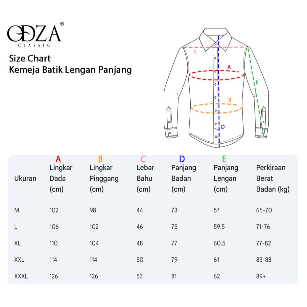 Odza Kemeja Batik Lengan Panjang Pria Slimfit Regular Fit Modern Katun Kombinasi Formal Nyaman Motif Hitam Wistara Baju Hem Songket Casual Kerja Kantor