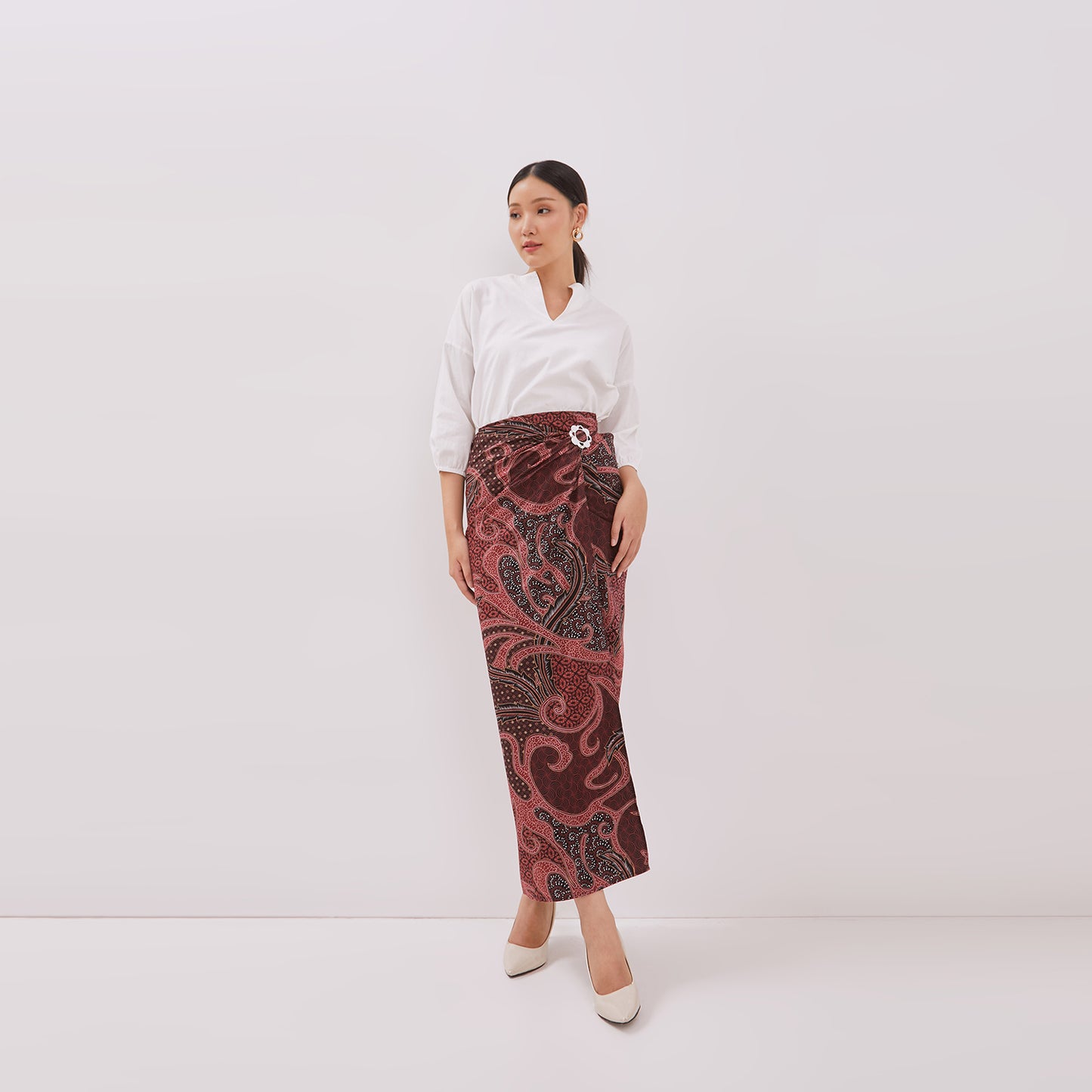 Odza Rok Lilit Batik Wanita Tradisional Kebaya Jumputan Free Ring Giselle