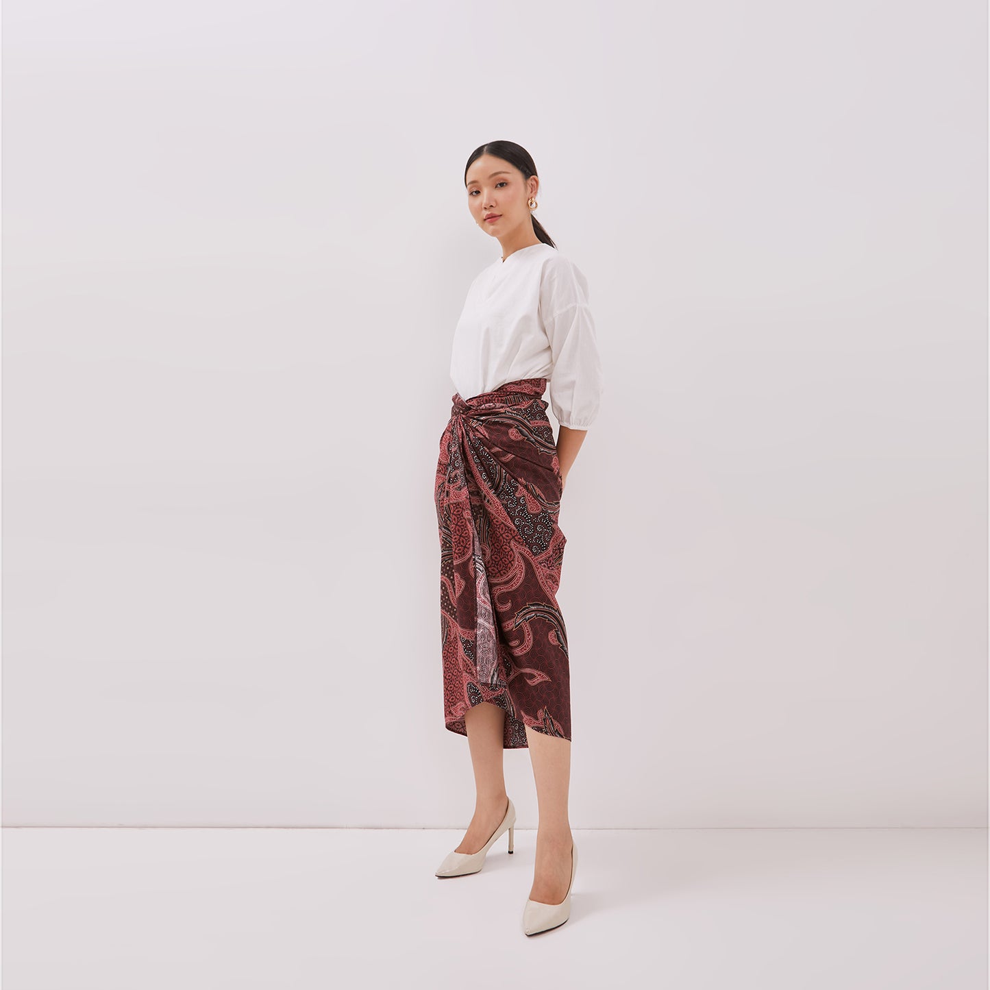 Odza Rok Lilit Batik Wanita Tradisional Kebaya Jumputan Free Ring Giselle
