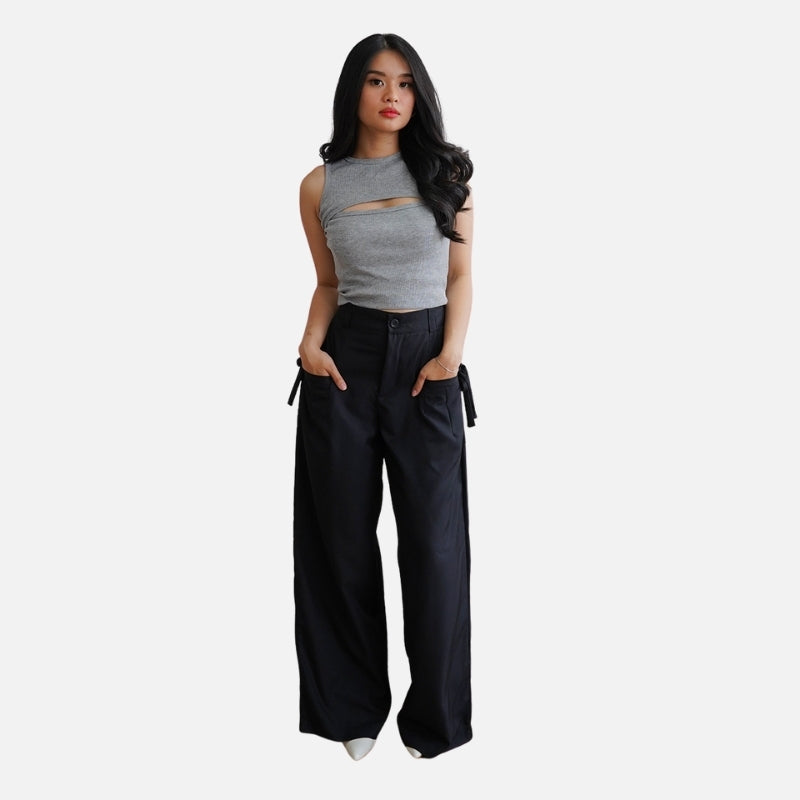Odza Celana Panjang Wanita Kulot Polos Oversize Trendy