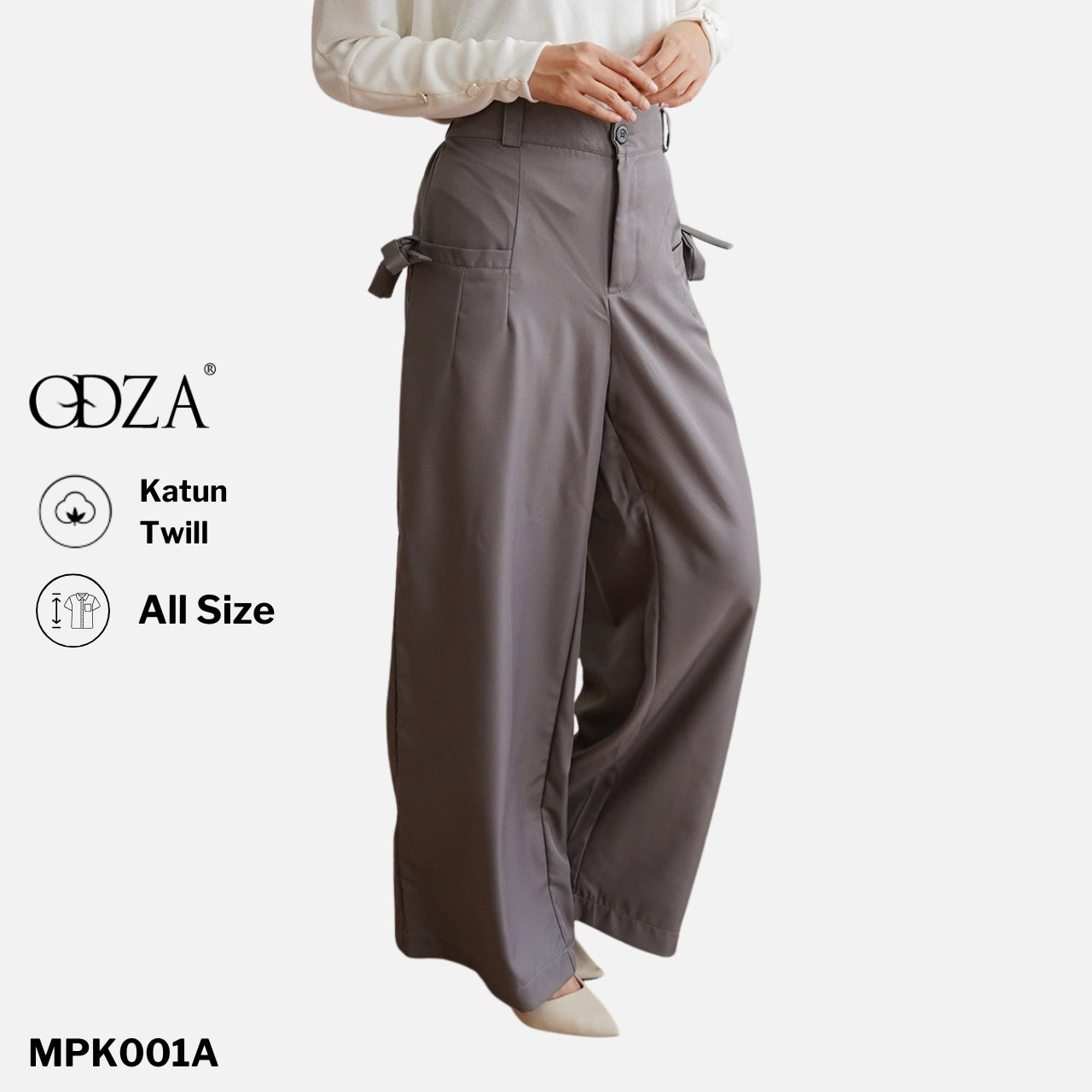 Odza Celana Panjang Wanita Kulot Polos Oversize Trendy