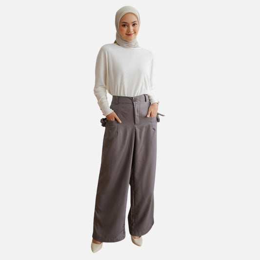 Odza Celana Panjang Wanita Kulot Polos Oversize Trendy