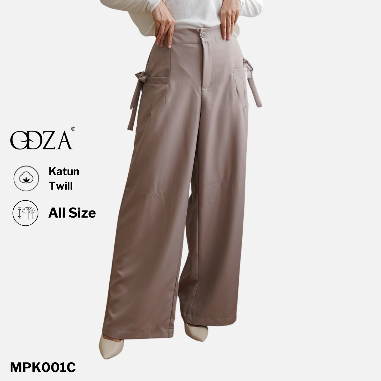Odza Celana Panjang Wanita Kulot Polos Oversize Trendy