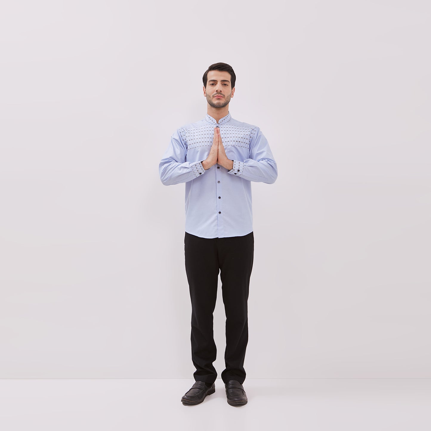 Odza Baju Koko Pria Lengan Panjang Gamis Muslim Regular Fit Jumbo Salman