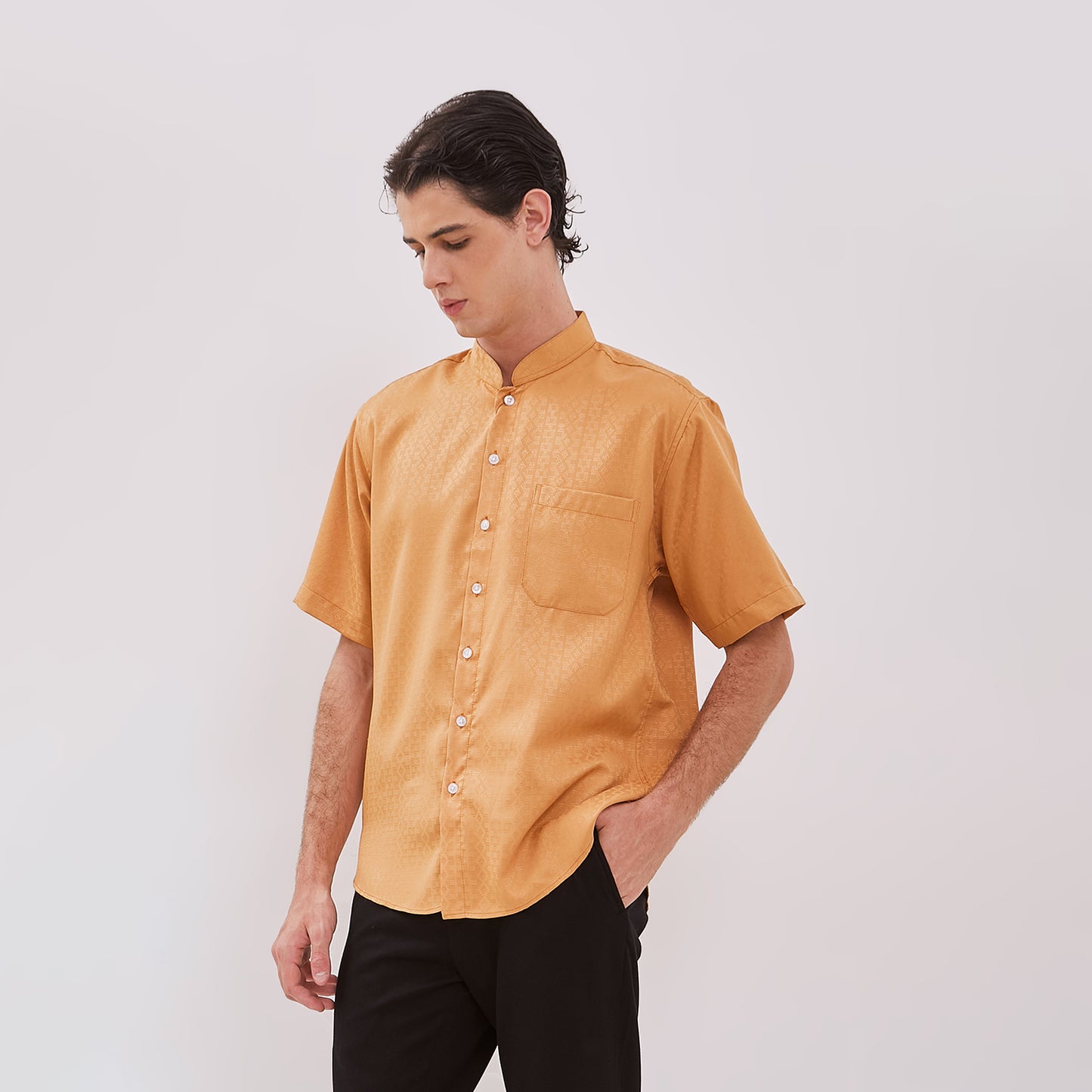 Odza Baju Koko Lengan Pendek Pria Dewasa Jumbo Original Modern