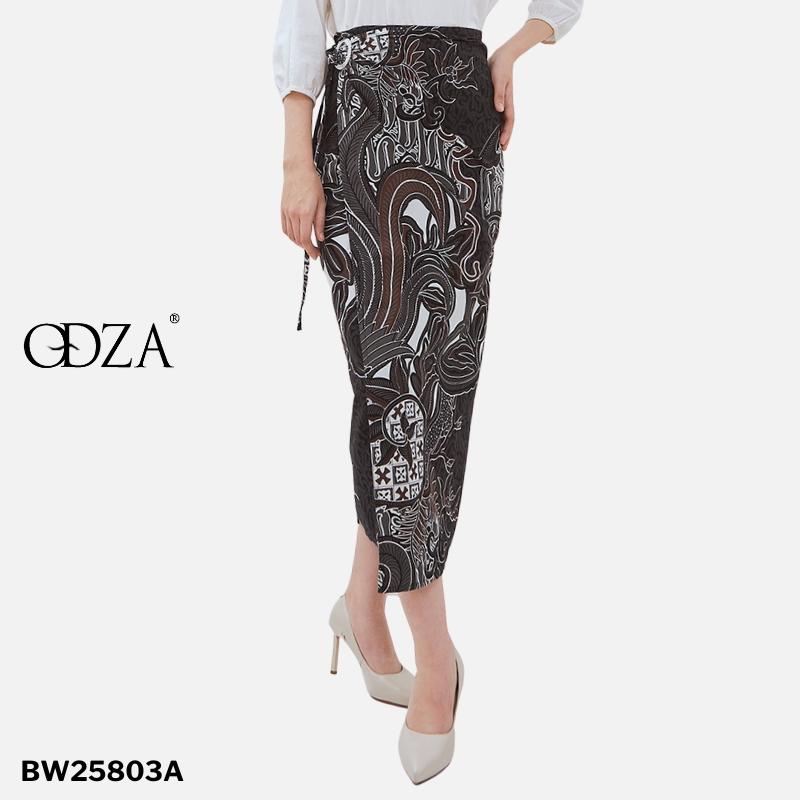 ODZACLASSIC Odza Set Couple Batik Pria Wanita Kemeja Hem Lengan Panjang Jumbo Rok Lilit Kebaya Modern Cakrabuana Baju Katun Motif Pasangan Kain Slim Fit Setelan Atasan Seragam Kombinasi