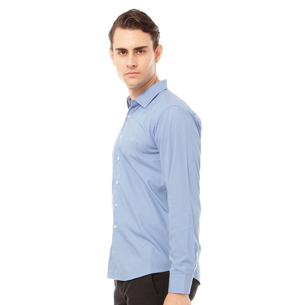 Odza Classic Polos Kemeja Pria Casual Baju Lengan Panjang Kerja/Kantoran