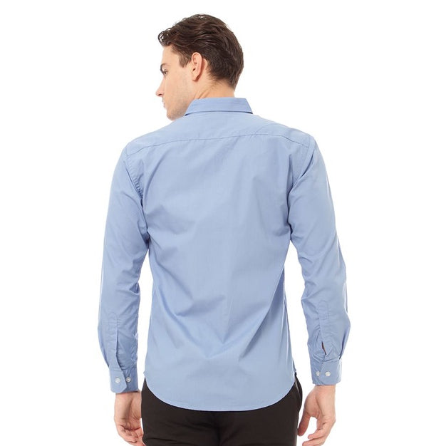 Odza Classic Polos Kemeja Pria Casual Baju Lengan Panjang Kerja/Kantoran