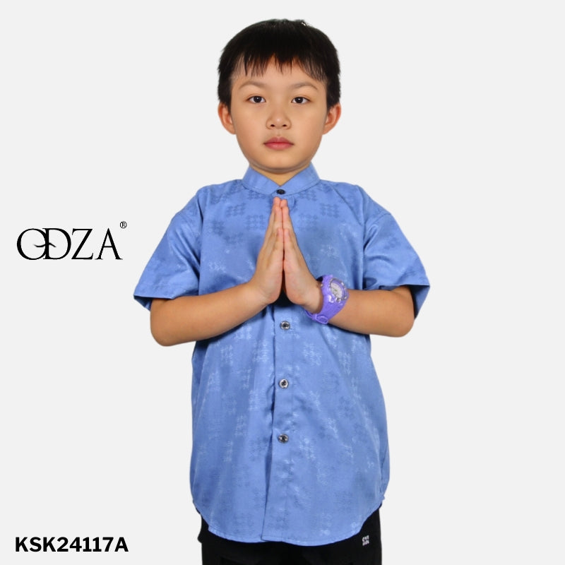 Odza Baju Koko Anak Laki Lengan Pendek Loony 2-12 Tahun