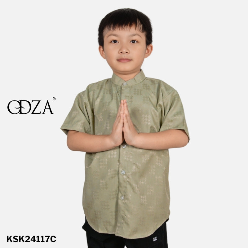 Odza Baju Koko Anak Laki Lengan Pendek Loony 2-12 Tahun