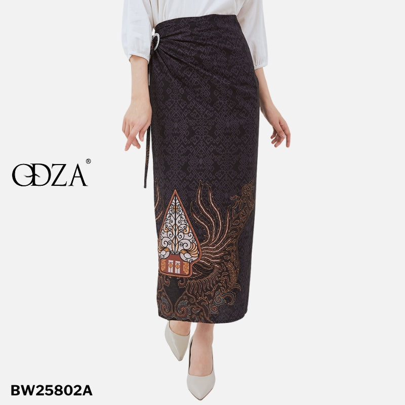 Odza Rok Lilit Batik Wanita Panjang Bawahan Kebaya Kondangan Wisuda Azmatex Ring Gesper