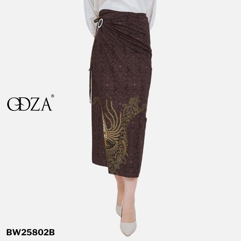 Odza Rok Lilit Batik Wanita Panjang Bawahan Kebaya Kondangan Wisuda Azmatex Ring Gesper