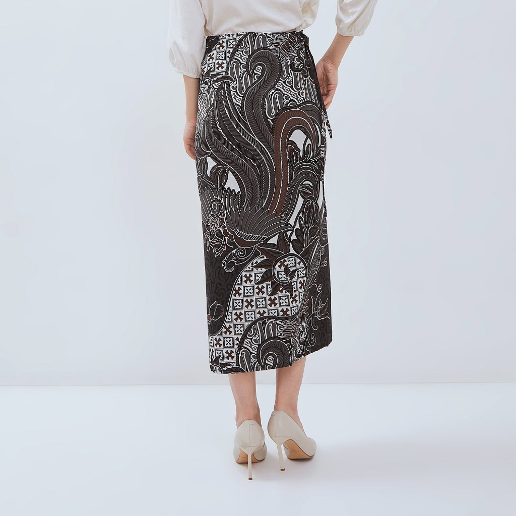 Odza Rok Lilit Batik Wanita Panjang Bawahan Kebaya Modern Kondangan Wisuda Daramatsa Ring Gesper