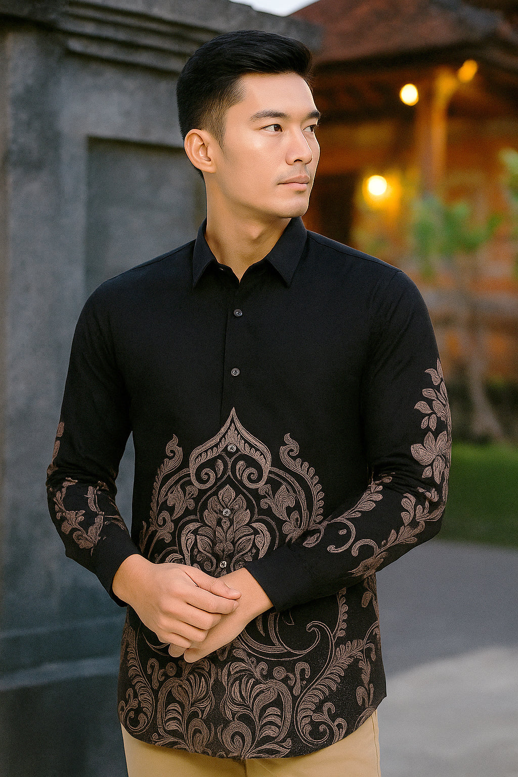Kemeja Batik Lengan Panjang
