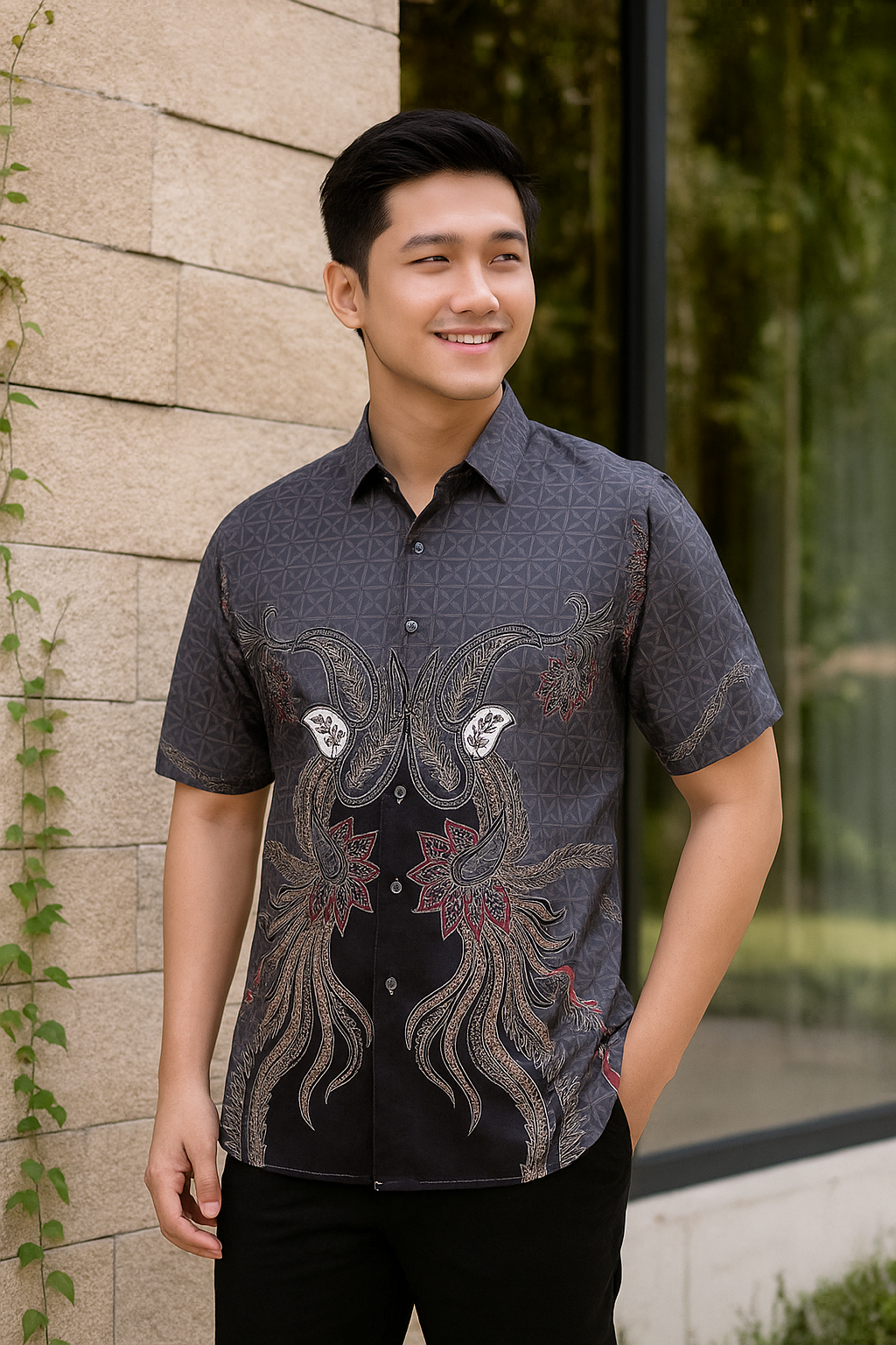 Kemeja Batik Lengan Pendek