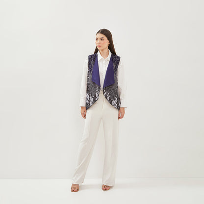 Odza Baju Luaran Atasan Rompi Vest Batik Outer Wanita Bolak Balik All Size Chloe