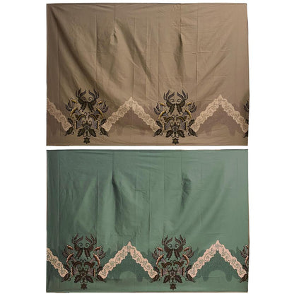 Odza Rok Lilit Batik Wanita Panjang Allsize Bawahan Kebaya Kondangan Wisuda Cleopatra Sage Coklat