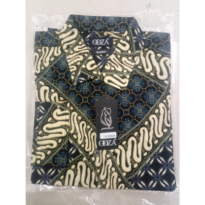Odza Baju Batik Laki Laki Jumbo Premium Modern Lengan Panjang Pekalongan Solo Ebhisa
