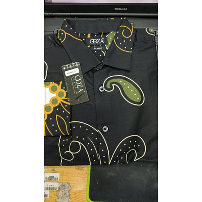 Odza Kemeja Batik Slimfit Lengan Panjang Pria Regular Fit Arsyanendra