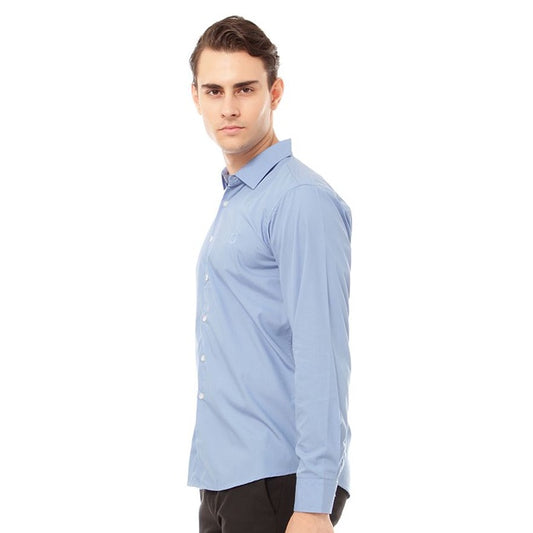 Odza Classic Polos Kemeja Pria Casual Baju Lengan Panjang Kerja/Kantoran