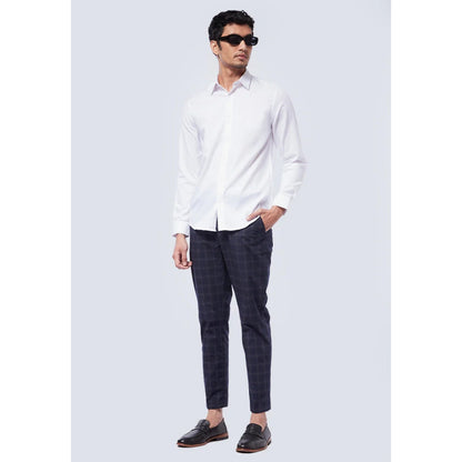 Odza Kemeja Putih Polos Lengan Panjang Pria Formal Slim Fit
