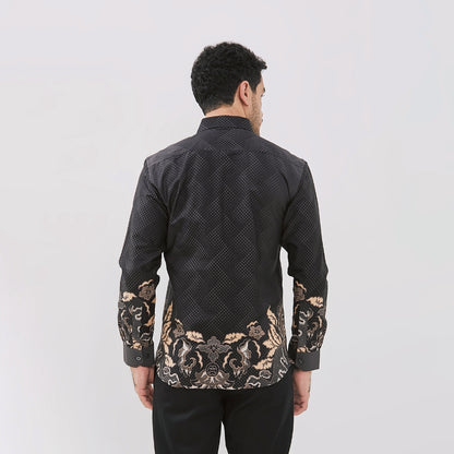Odza Baju Batik Pria Lengan Panjang Modern Regular Fit Ragertha