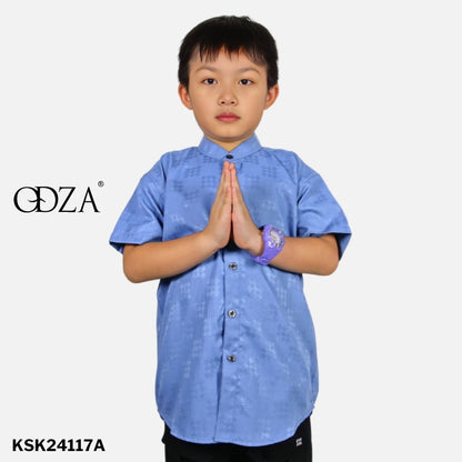 Odza Baju Koko Anak Laki Lengan Pendek Loony 2-12 Tahun