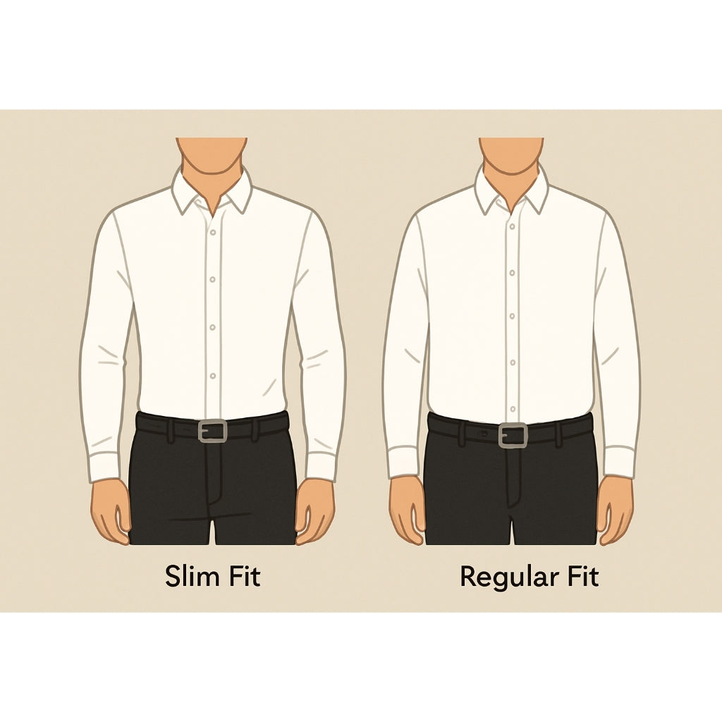 Odza Kemeja Putih Polos Lengan Panjang Pria Formal Slim Fit