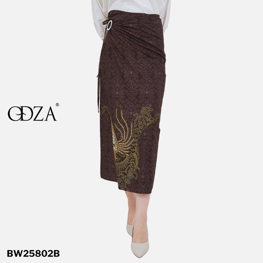 Odza Rok Lilit Batik Wanita Panjang Bawahan Kebaya Kondangan Wisuda Azmatex Ring Gesper