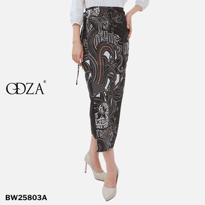 Odza Rok Lilit Batik Wanita Panjang Bawahan Kebaya Modern Kondangan Wisuda Daramatsa Ring Gesper