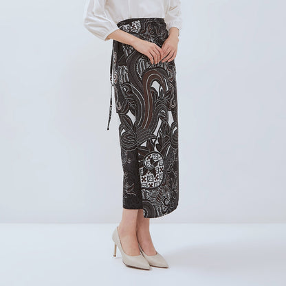 Odza Rok Lilit Batik Wanita Panjang Bawahan Kebaya Modern Kondangan Wisuda Daramatsa Ring Gesper