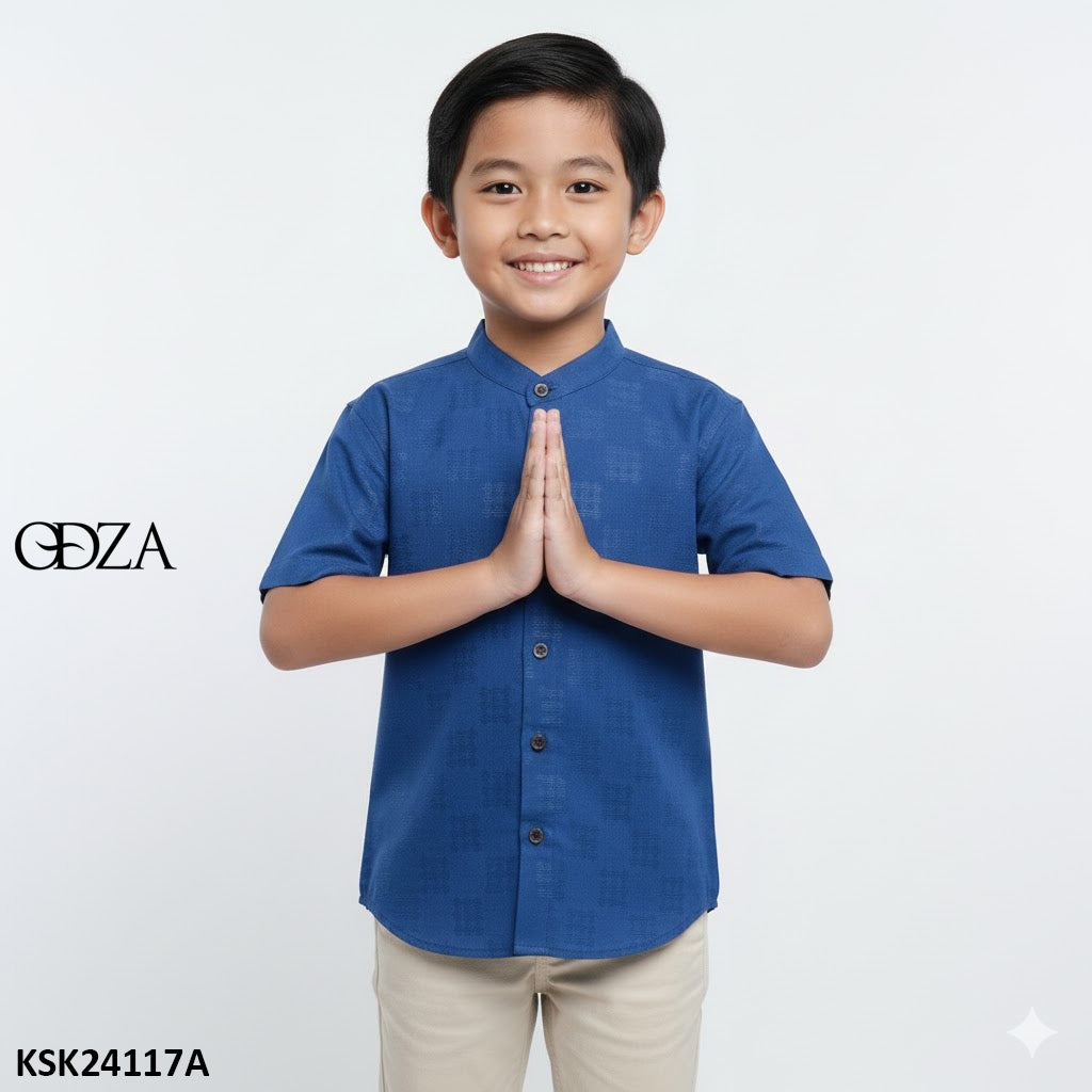 Odza Baju Koko Anak Laki Lengan Pendek Loony 2-12 Tahun