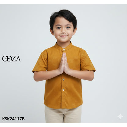 Odza Baju Koko Anak Laki Lengan Pendek Loony 2-12 Tahun