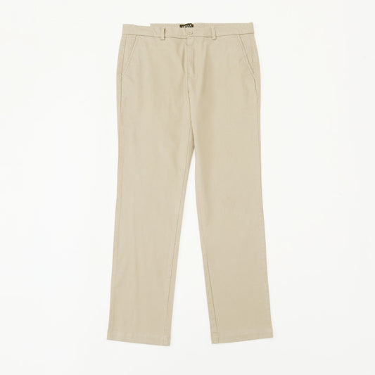 ODZA Classic Celana Panjang Slimfit Chino Formal Katun Pria Cokelat Khaki