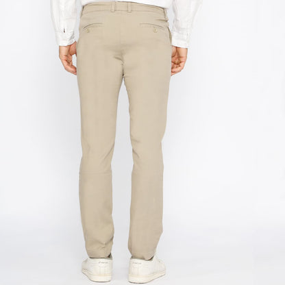 ODZA Classic Celana Panjang Slimfit Chino Formal Katun Pria Cokelat Khaki