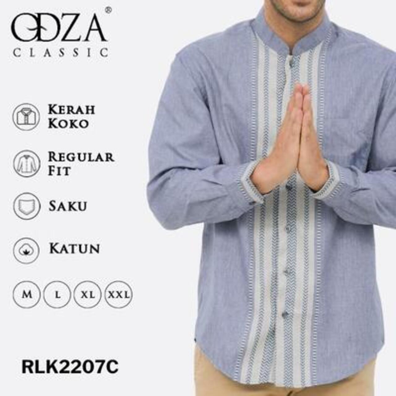 Odza Classic Baju Koko Kemeja Pria Lengan Panjang REGULAR FIT Rafha