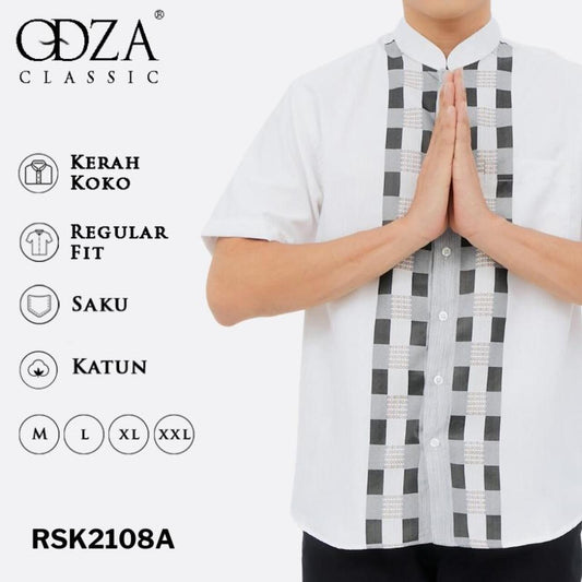 Odza Classic Baju Koko Kemeja Lengan Pendek Pria REGULAR FIT Basair