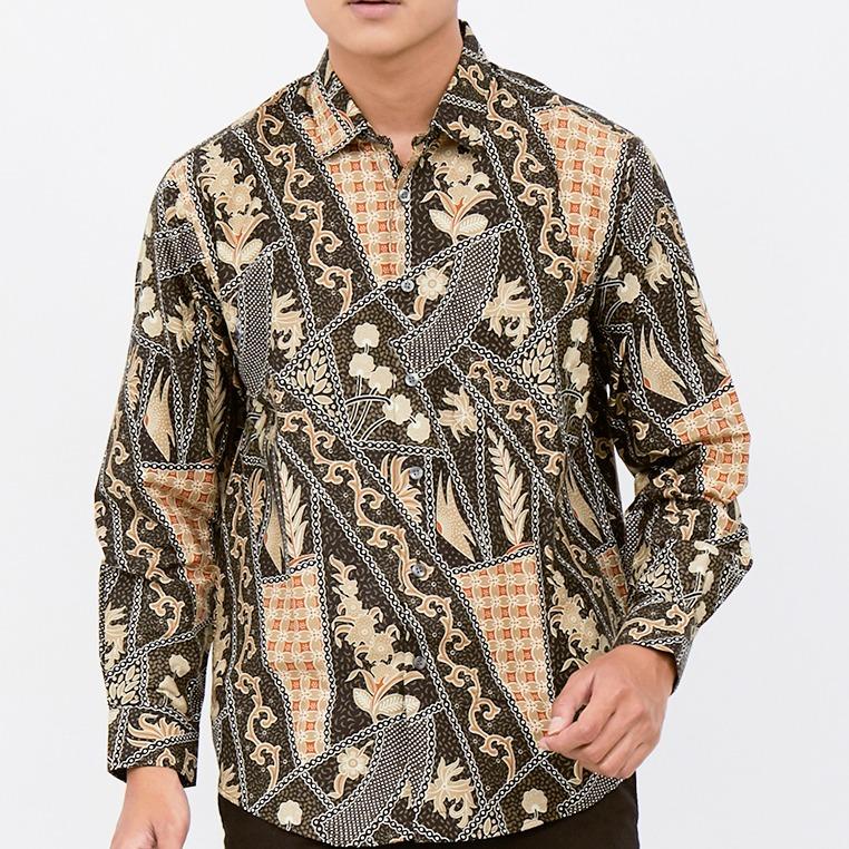 Odza Classic Kemeja Batik Lengan Panjang REGULAR FIT Adayas