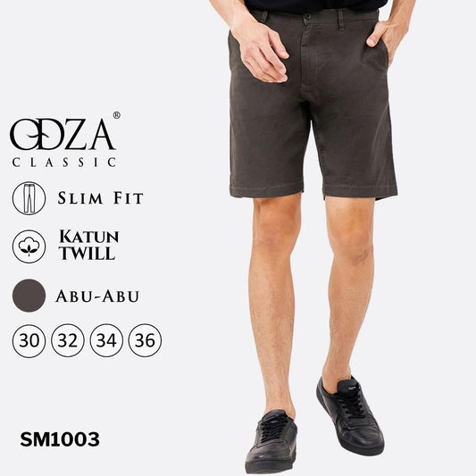 ODZA Classic Celana Pendek Slimfit Chino katun Pria