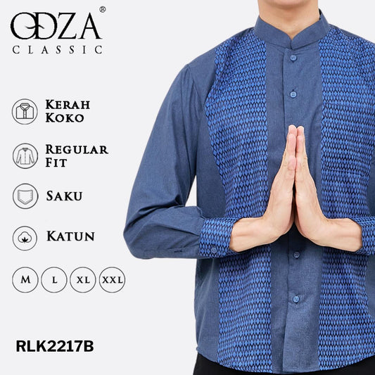 Odza Classic Baju Koko Kemeja Lengan Panjang REGULAR FIT Bunis