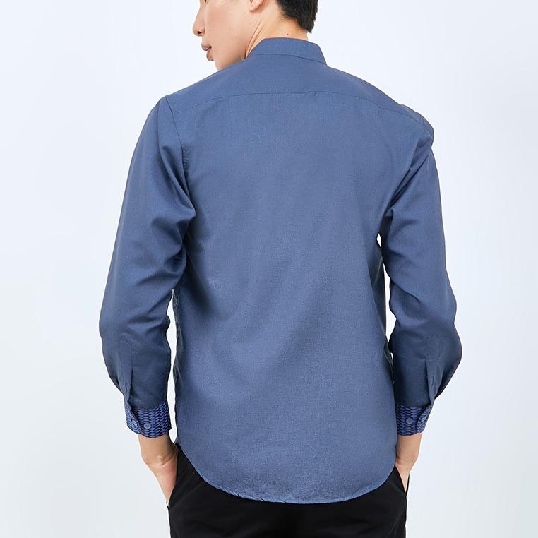 Odza Classic Baju Koko Kemeja Lengan Panjang REGULAR FIT Bunis