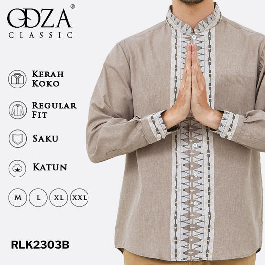 Odza Classic Baju Koko Kemeja Lengan Panjang REGULAR FIT Omran