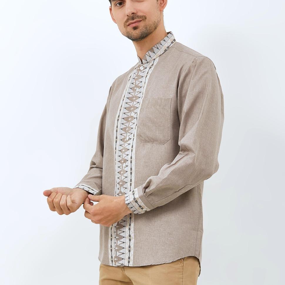 Odza Classic Baju Koko Kemeja Lengan Panjang REGULAR FIT Omran