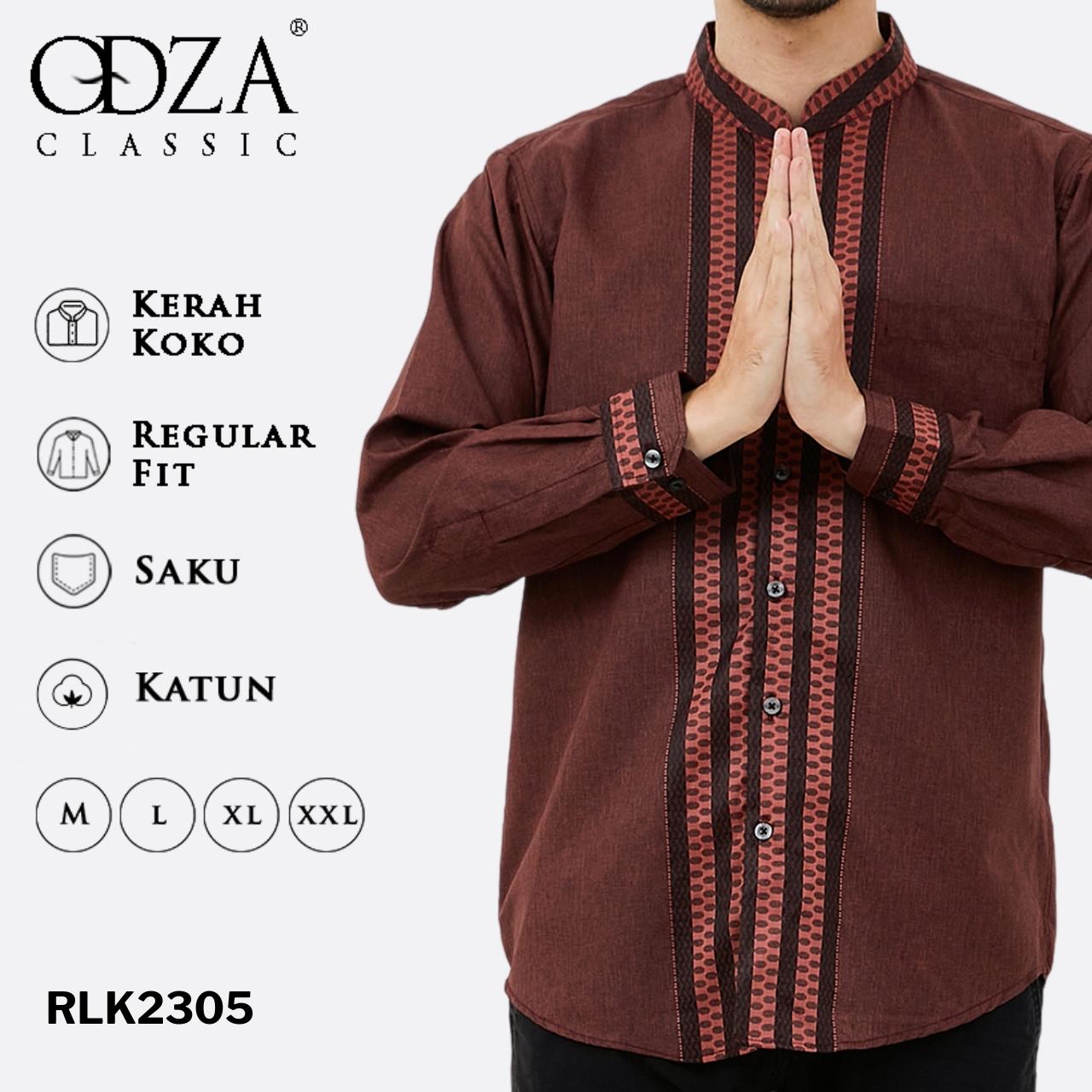 Odza Classic Baju Koko Kemeja Lengan Panjang REGULAR FIT Basma