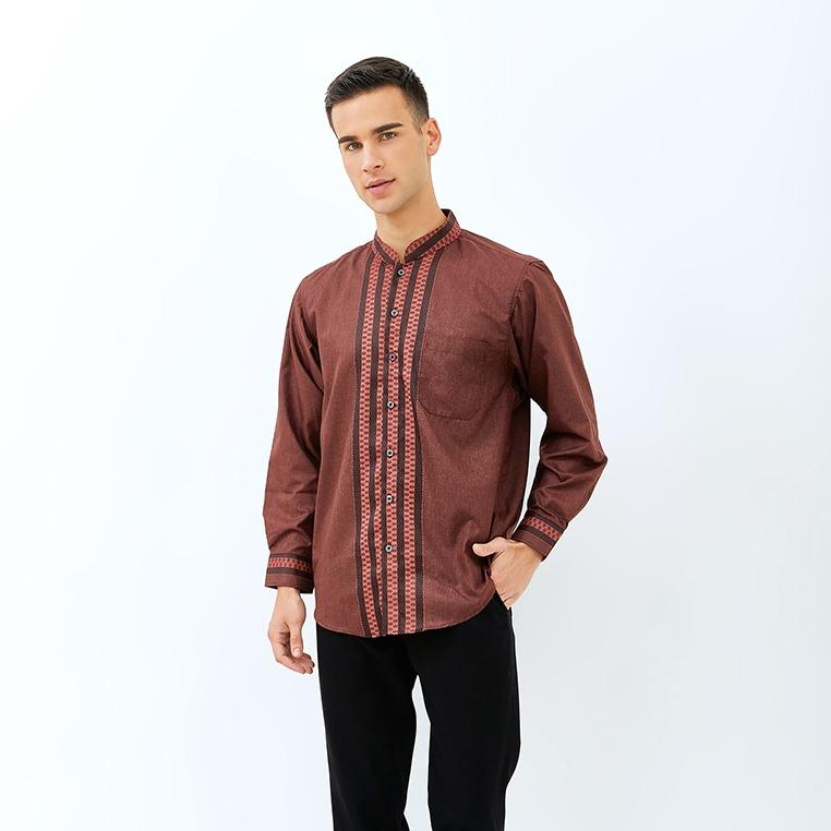 Odza Classic Baju Koko Kemeja Lengan Panjang REGULAR FIT Basma