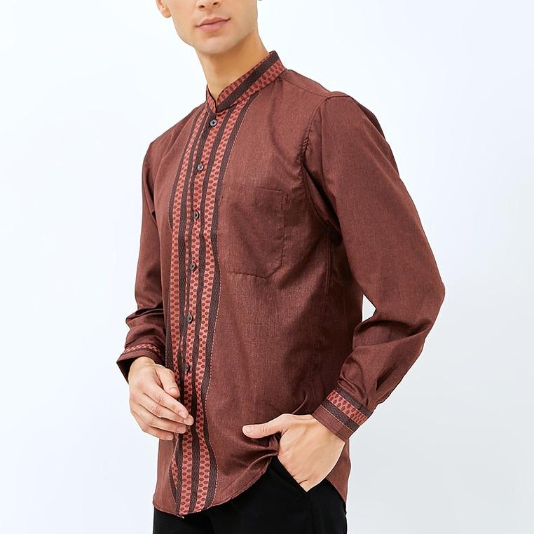 Odza Classic Baju Koko Kemeja Lengan Panjang REGULAR FIT Basma