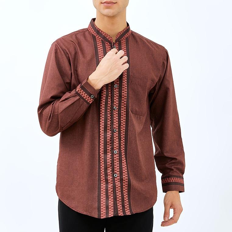 Odza Classic Baju Koko Kemeja Lengan Panjang REGULAR FIT Basma