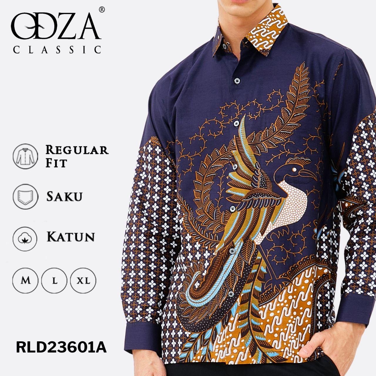 Odza Classic Kemeja Batik Lengan Panjang REGULAR FIT Modern Aryasetya