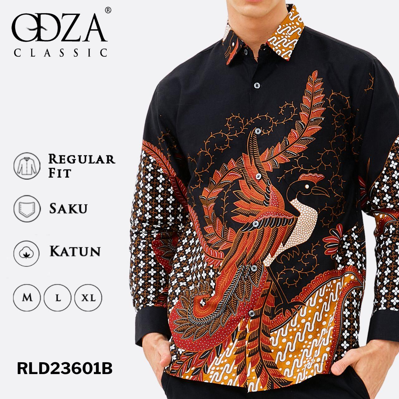 Odza Classic Kemeja Batik Lengan Panjang REGULAR FIT Modern Bagaspati