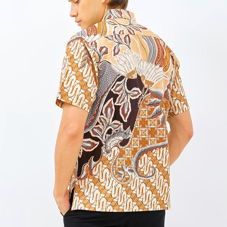 ODZA Batik Regular Fit Kemeja Lengan Pendek Pria Batiras